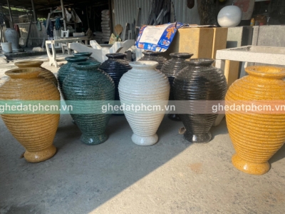 Chế tác chum nước phong thủy nghệ thuật đẹp