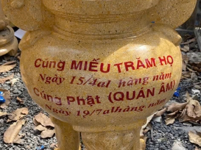 Lư Hương Đá Mài TPHCM  Uy Tín, Chất Lượng