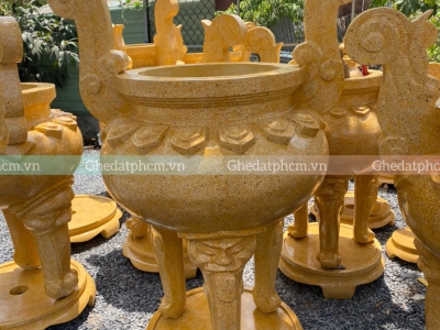 Ưu nhược điểm đỉnh đốt hương xi măng so với đỉnh đốt hương đá, đồng