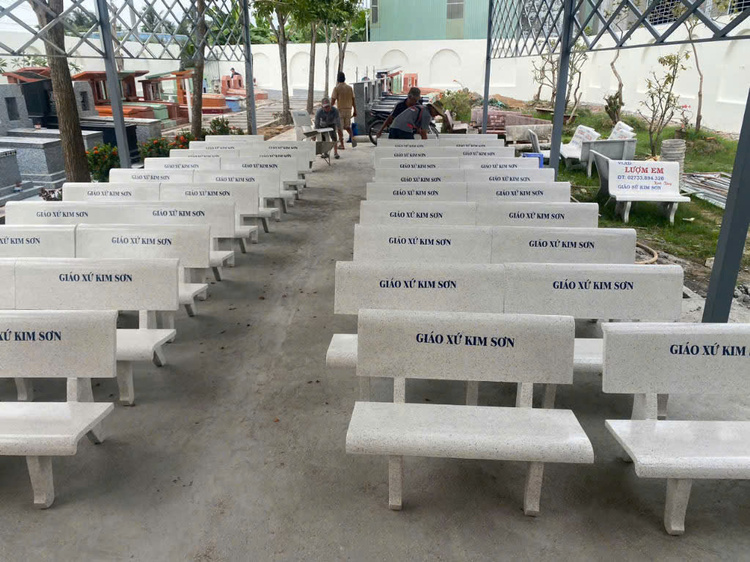 ghế đá công viên Thủ Đức