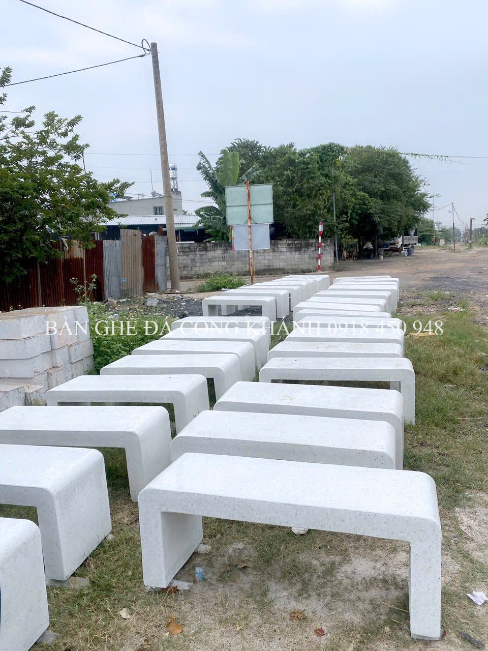 ghế đá công viên